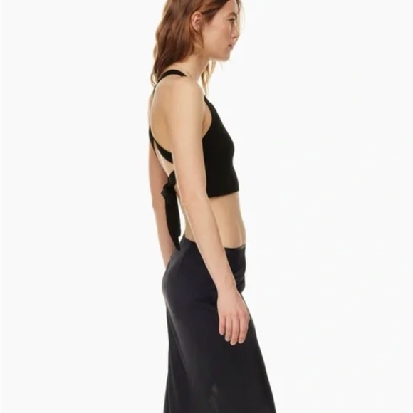 Aritzia Wilfred Knit Tie Back Top - Picture 3 of 6